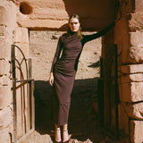 Robe Nanee Marron en coton