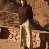 Ani Beige Wool Trousers