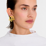 Single Marmare vermeil earring