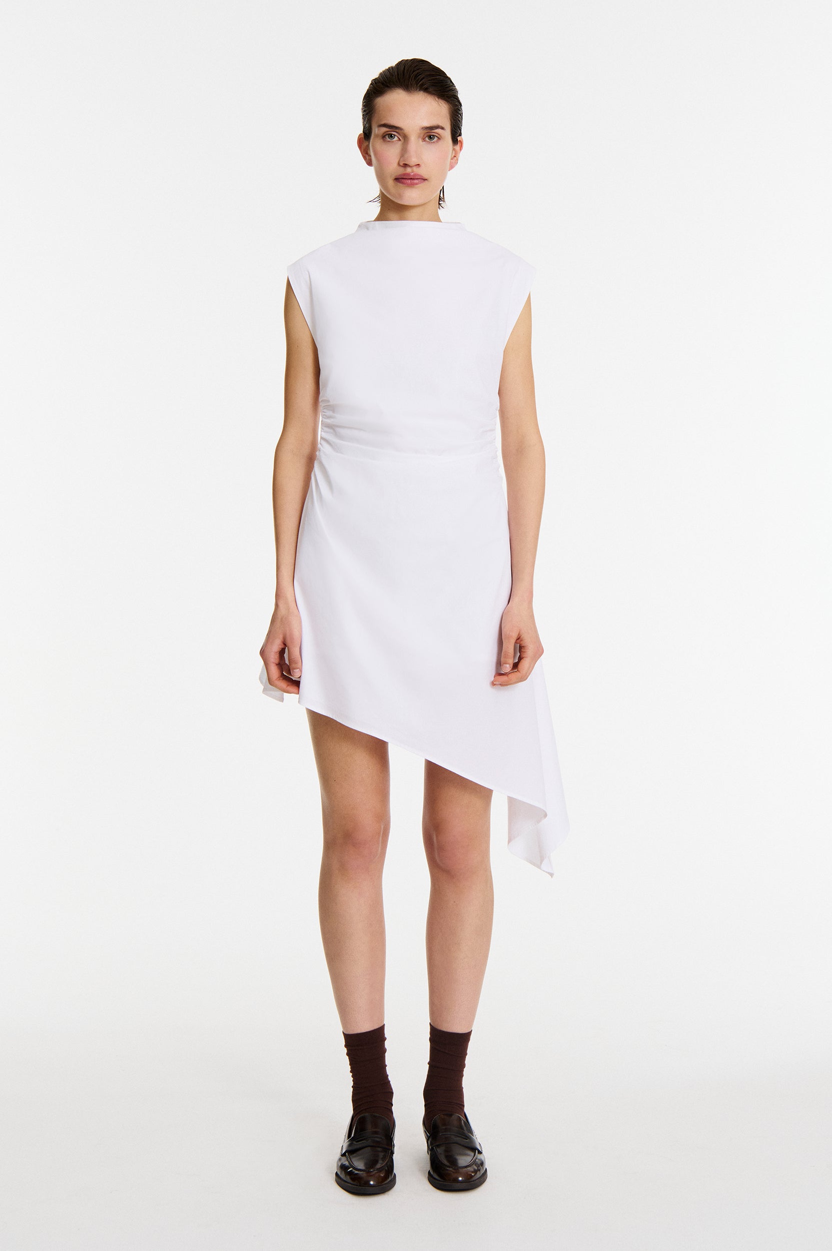 Luse White Cotton Dress – Maróm