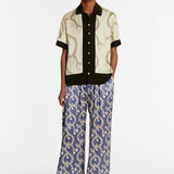 Nairi Printed Silk Trousers