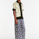 Nairi Printed Silk Trousers