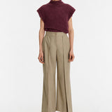 Ani Beige Wool Trousers