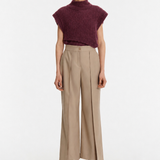Ani Beige Wool Trousers