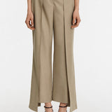 Ani Beige Wool Trousers
