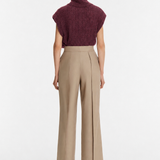 Ani Beige Wool Trousers