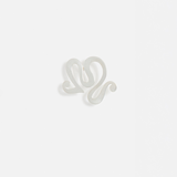 Silver Single Earring Marmare  