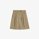 Siranush Beige Wool Shorts